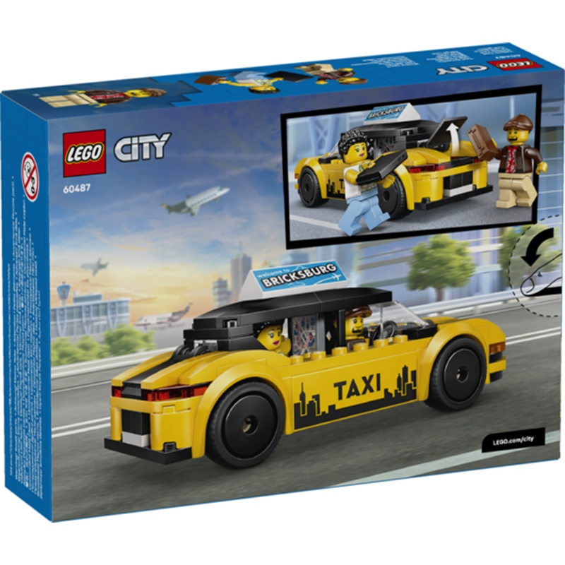 Lego City 60487 - Táxi Amarelo - Imagem 1