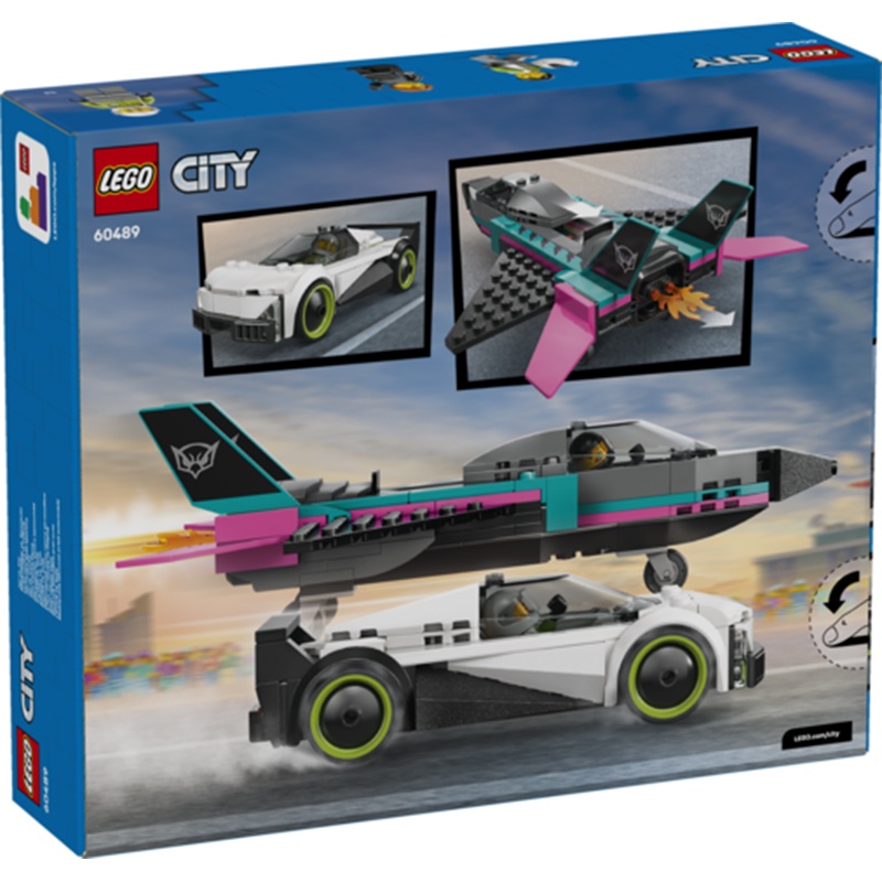 Lego City 60489 - Jato vs. Carro - Imagem 1