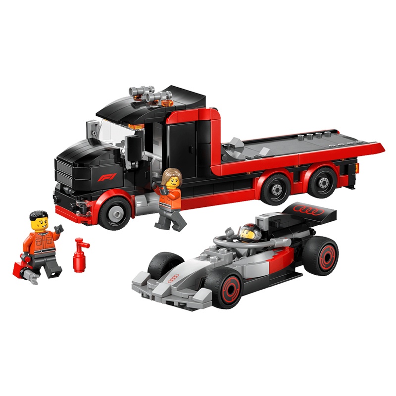 Lego City 60493 - Caminhão de Exposição de F1 com Carro de Corrida Audi F1 - Imagem 1