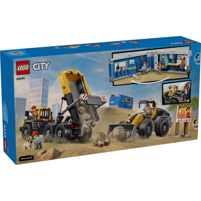 Lego City 60494 - Camión Volquete y Cargadora Frontal - Imagen 1