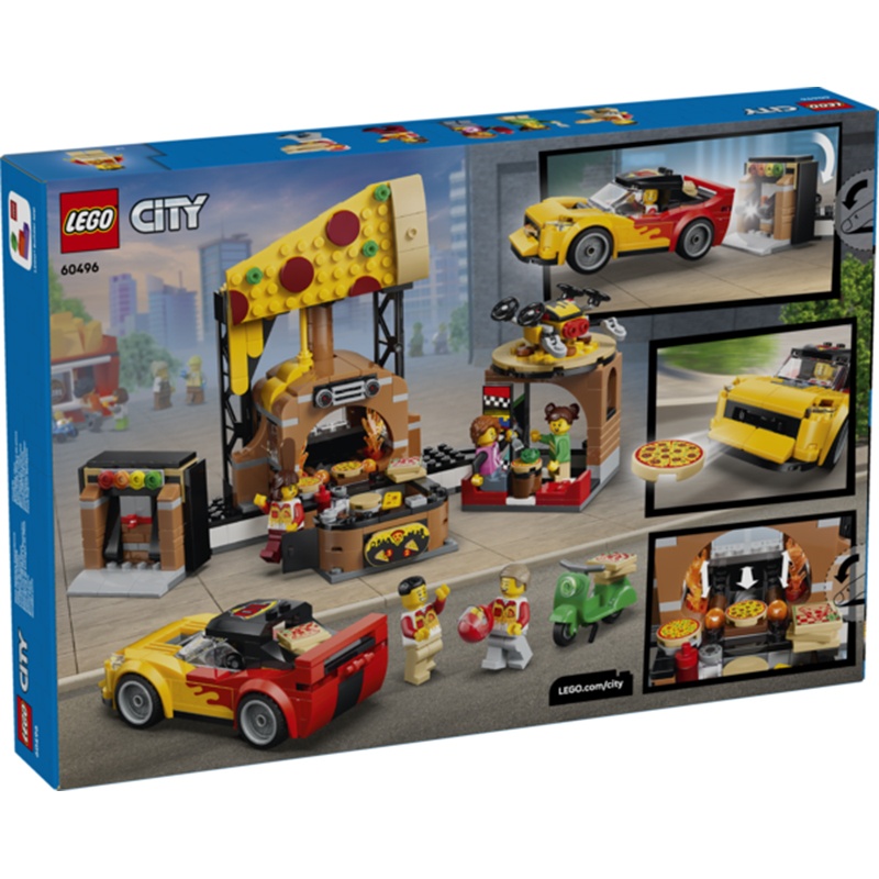 Lego City 60496 - Experiencia de Pizza a Domicilio con Vehículos - Imagen 1