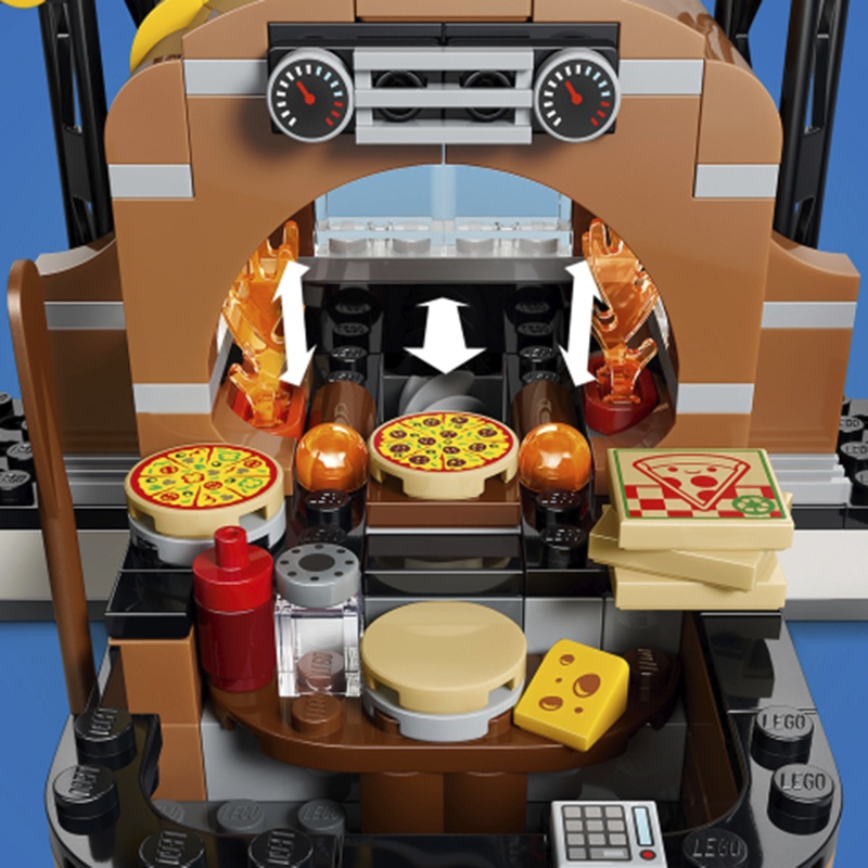 Lego City 60496 - Experiencia de Pizza a Domicilio con Vehículos - Imagen 4