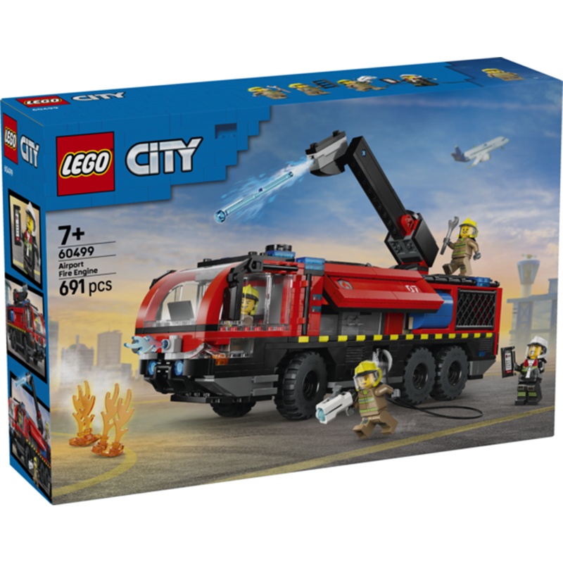 Lego City 60499 - Caminhão de Bombeiros Aeroportuário