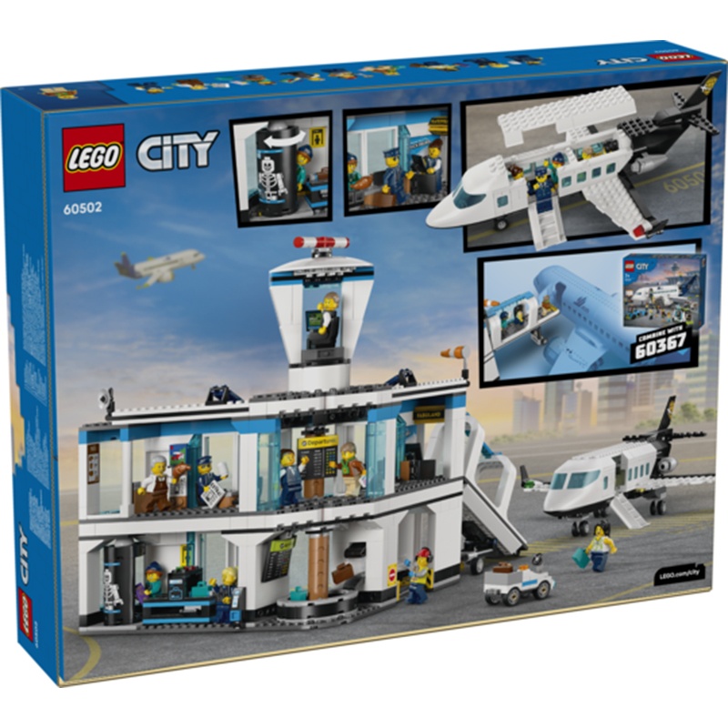 Lego City 60502 - Aeroporto com Avião - Imagem 1