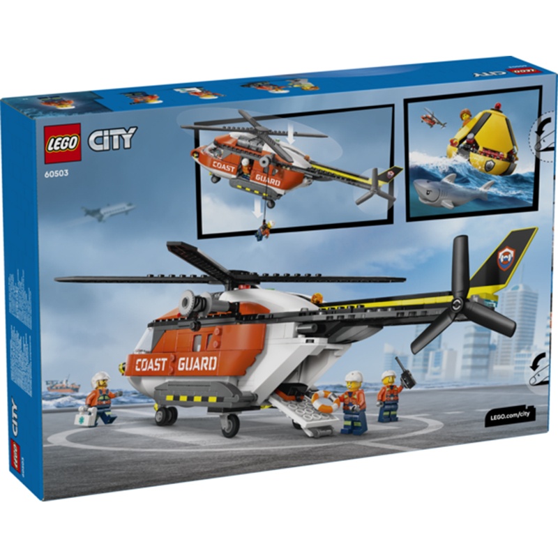 Lego City Exploração 60503 - Helicóptero de Guarda-costas - Imagem 1