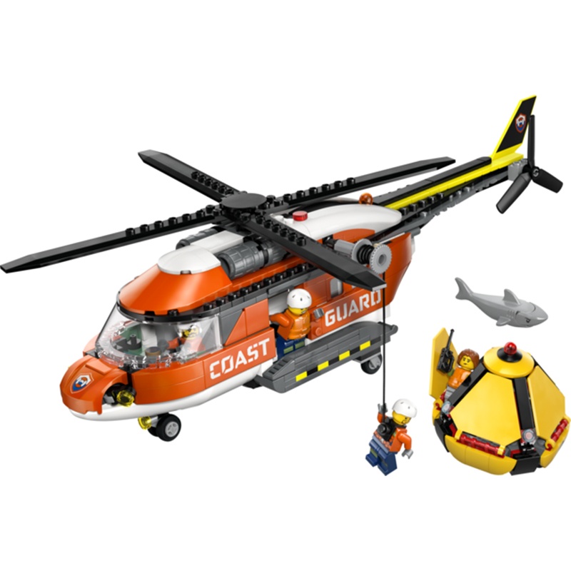Lego City Exploração 60503 - Helicóptero de Guarda-costas - Imagem 2
