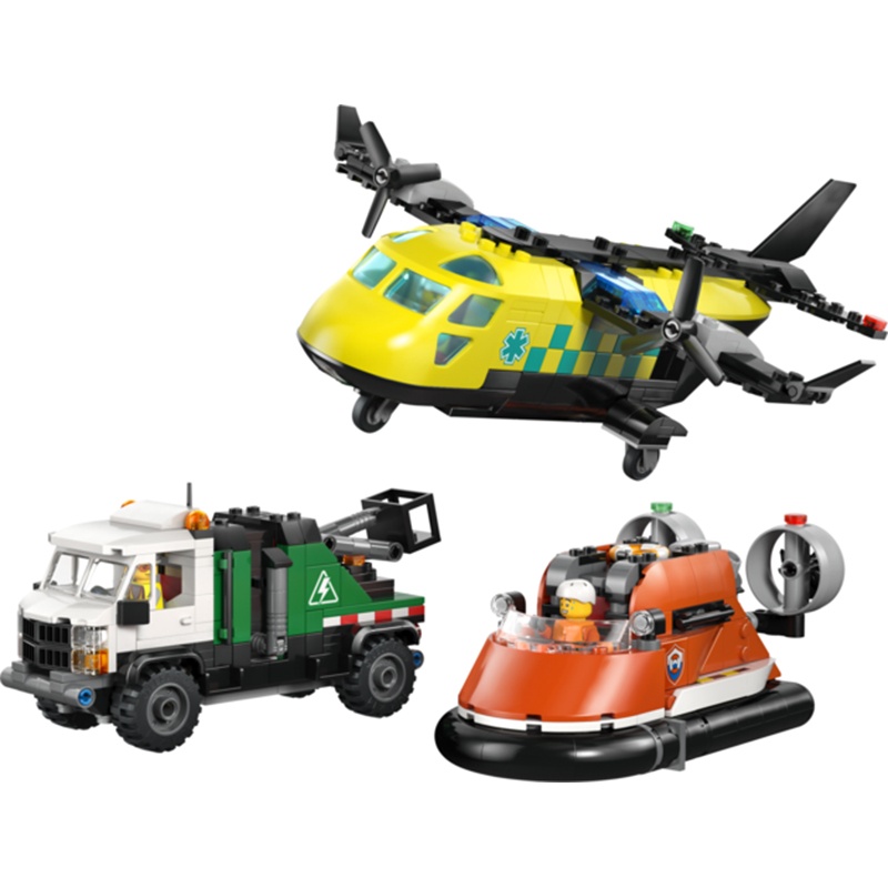 Lego City 60505 - Remix: Avião, Caminhão Técnico e Aerodeslizador - Imagem 2