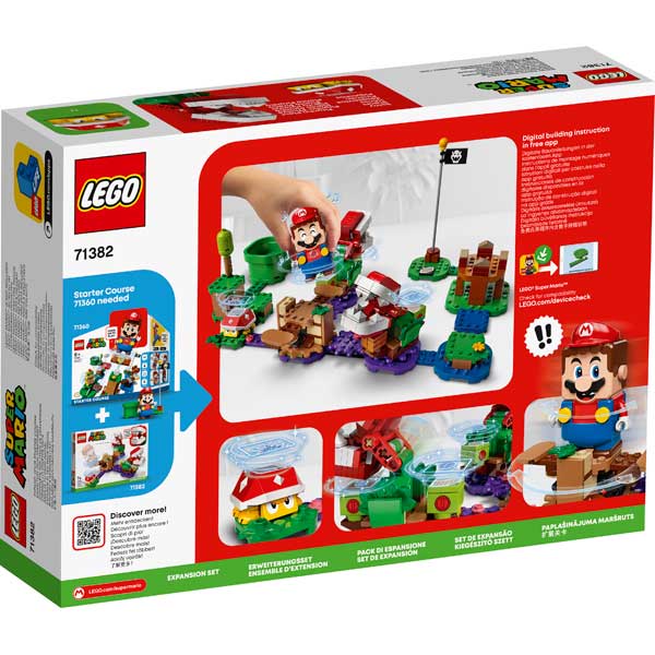 Lego Super Mario 71382 Set de Expansión: Desafío de las Plantas Piraña - Imagen 1