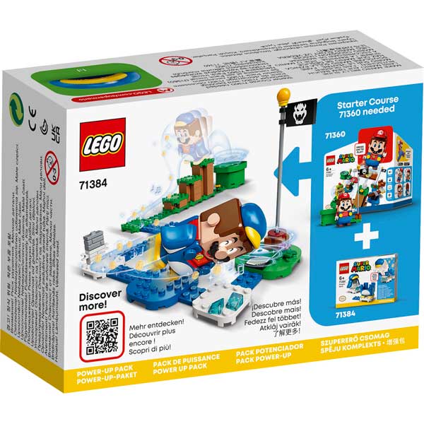 Lego Super Mario 71384 71384 Pack Power-Up - Mario Pinguim - Imagem 1