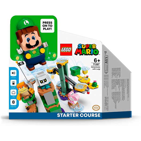 Lego Super Mario 71387 Pacote inicial: Aventuras com Luigi - Imagem 1