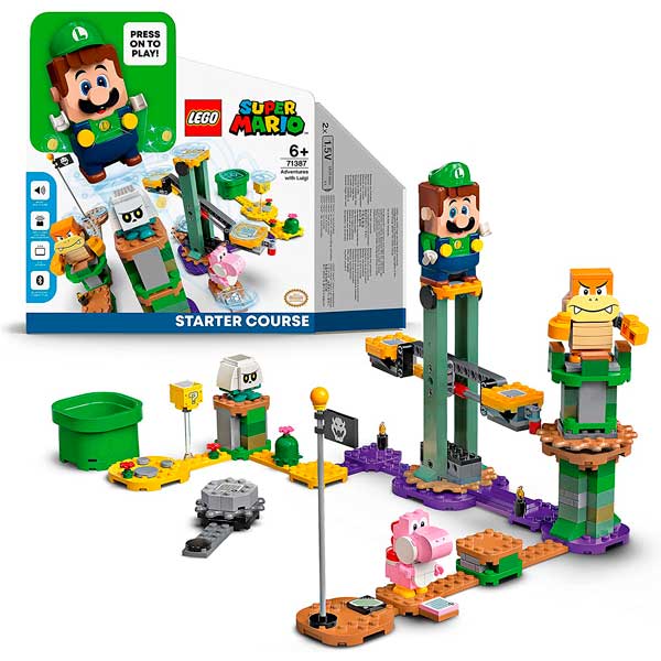 Lego Super Mario 71387 Pack Inicial: Aventuras con Luigi - Imagen 1