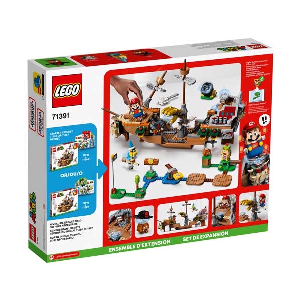 Lego Super Mario 71391 Set de Expansión: Fortaleza Aérea de Bowser - Imagen 1