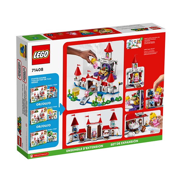 Lego Super Mario 71408 Set de Expansión: Castillo de Peach - Imatge 2