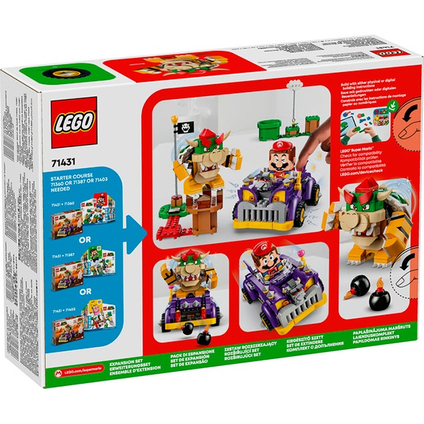 71431 Lego Super Mario - Coche monstruoso de Bowser - Imagen 1