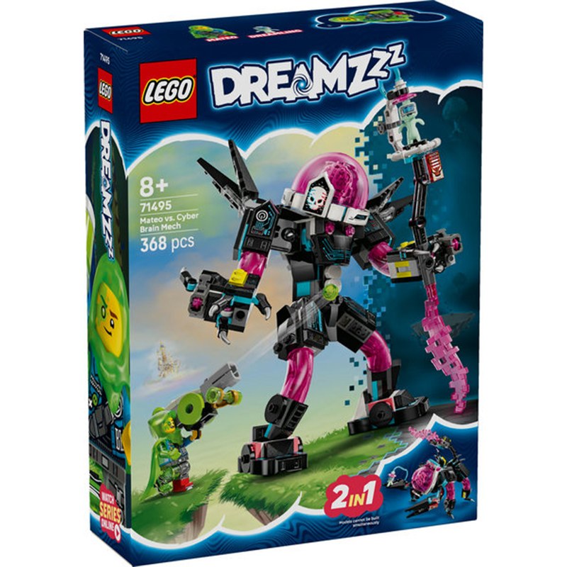 Lego DreamZzz 71495 - Mateo vs. Meca com Cibercérebro