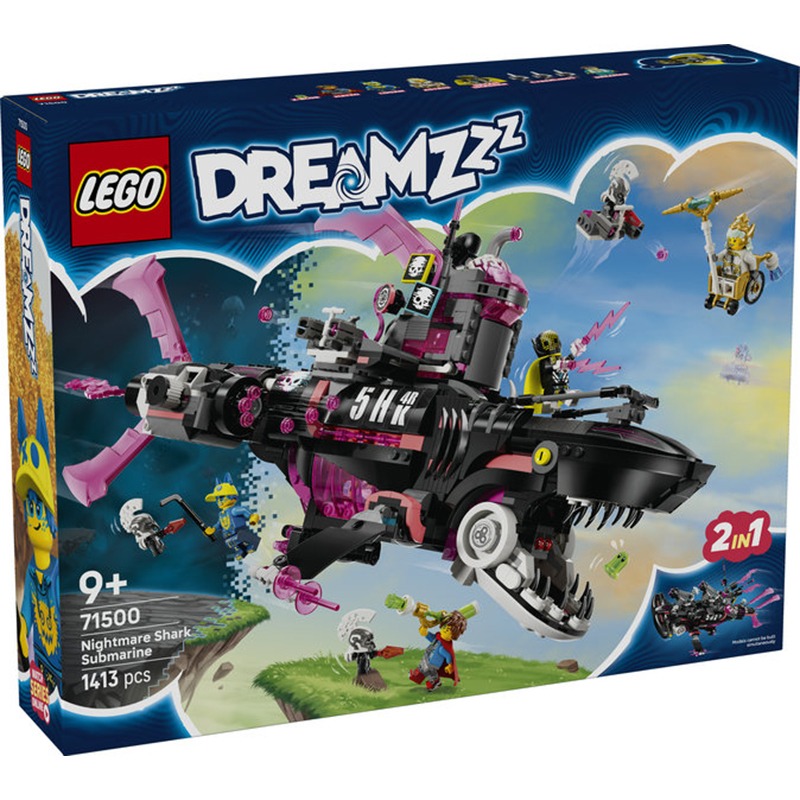 Lego DreamZzz 71500 - Submarino-Tubarão dos Pesadelos