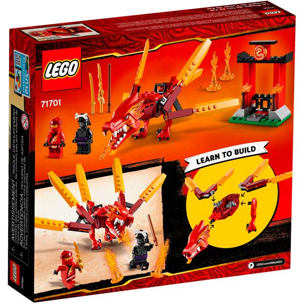 Lego Ninjago 71701 Dragón de Fuego de Kai - Imagen 1