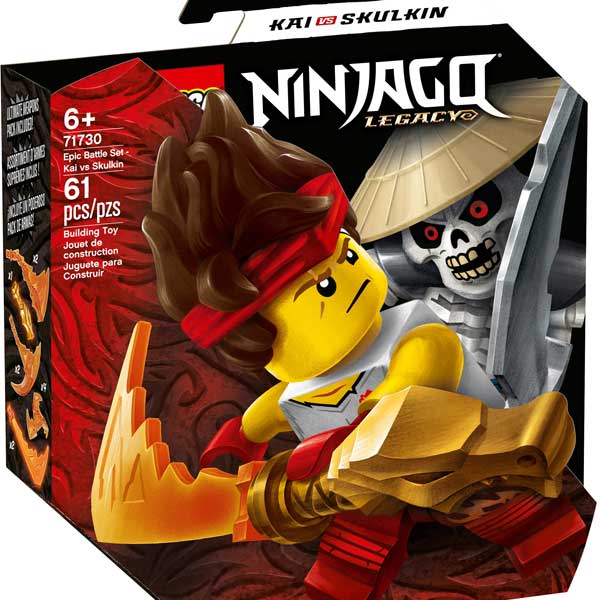 Lego Ninjago 71730 Set de Combate Épico: Kai vs Skulkin - Imagem 1