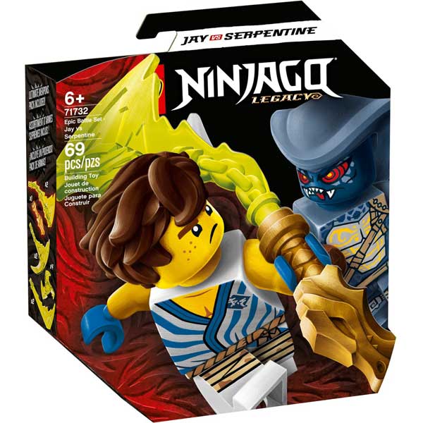 Lego Ninjago 71732 Set de Combate Épico: Jay vs Serpentine - Imagem 1