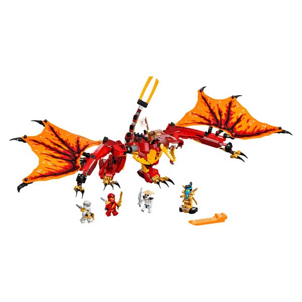 Lego Ninjago 71753 Ataque del Dragón de Fuego - Imagen 2