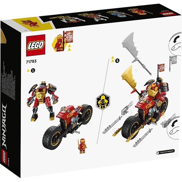 Lego 71783 Ninjago Mech Motard EVO do Kai - Imagem 1