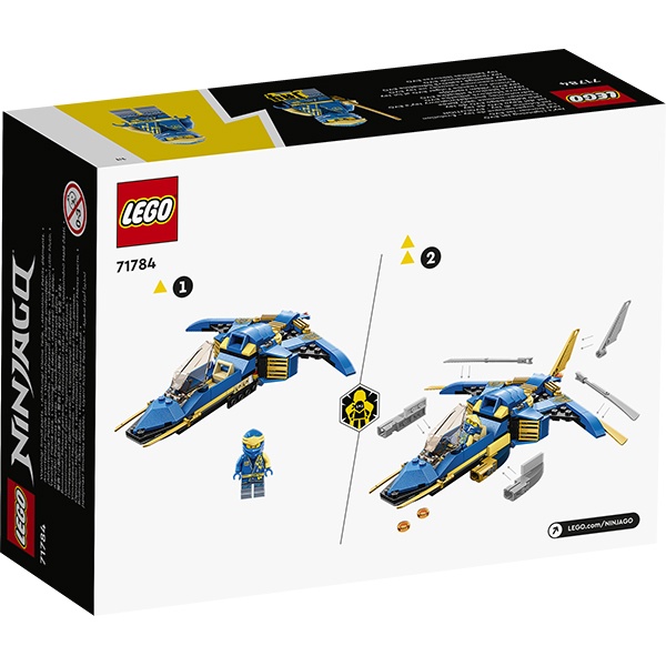 Lego 71784 Ninjago Jet del Rayo EVO de Jay - Imagen 1