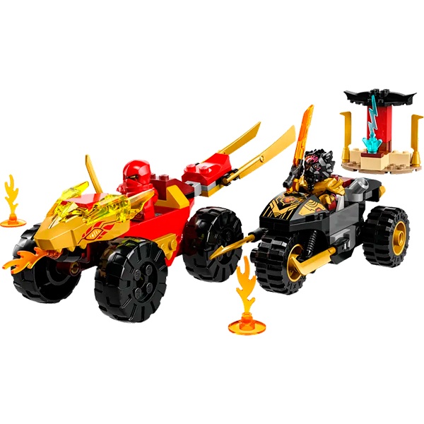 Lego 71789 Ninjago Batalha de Carro e de Mota de Kai e Ras - Imagem 1