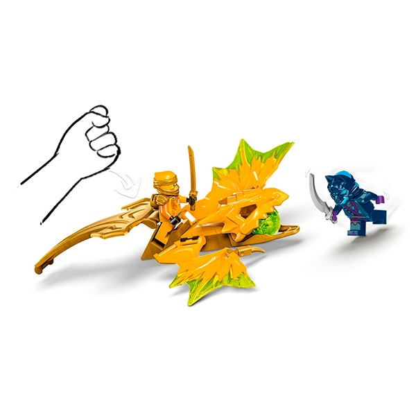 71803 Lego Ninjago - Ataque Rising Dragon de Arin - Imagen 3