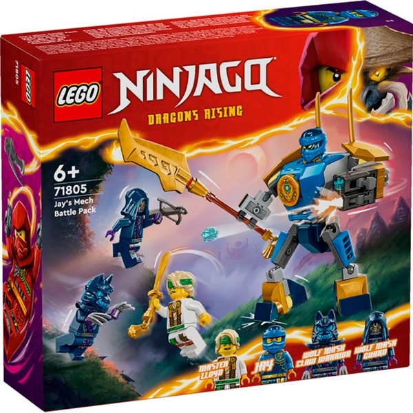 71805 Lego Ninjago - Pack de Combate: Meca de Jay - Imagen 1