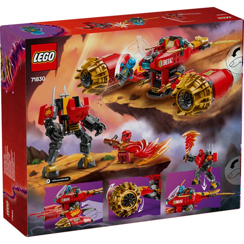 Lego Ninjago 71830 - Bicicleta Mech Storm do Kai - Imagem 1