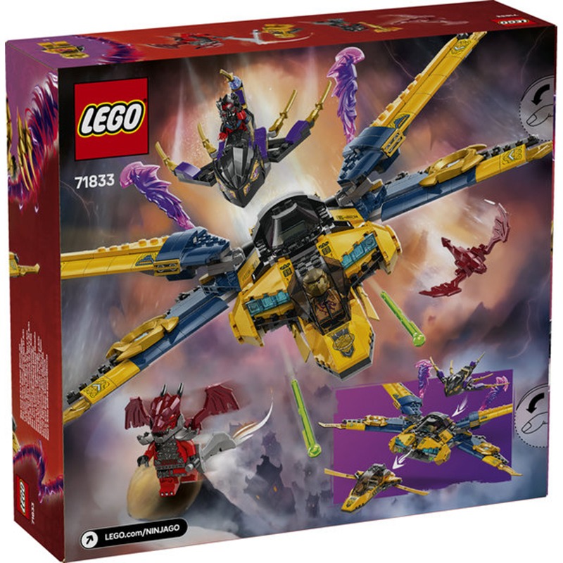 Lego Ninjago 71833 - Super Jet de la Tormenta de Ras y Arin - Imagen 1