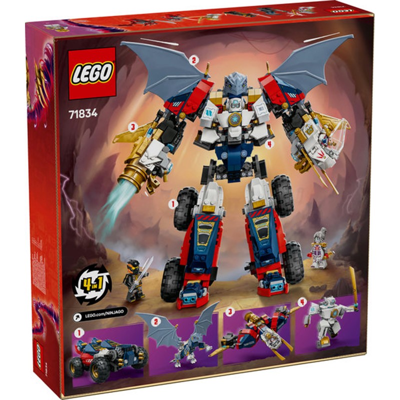 Lego Ninjago 71834 - Meca Ultra Combo de Zane - Imagen 1