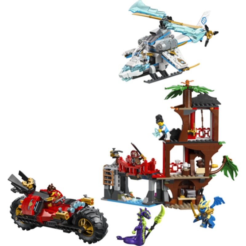 Lego Ninjago 71857 - Batalha de Veículos Ninja Junto à Casa da Árvore - Imagem 2