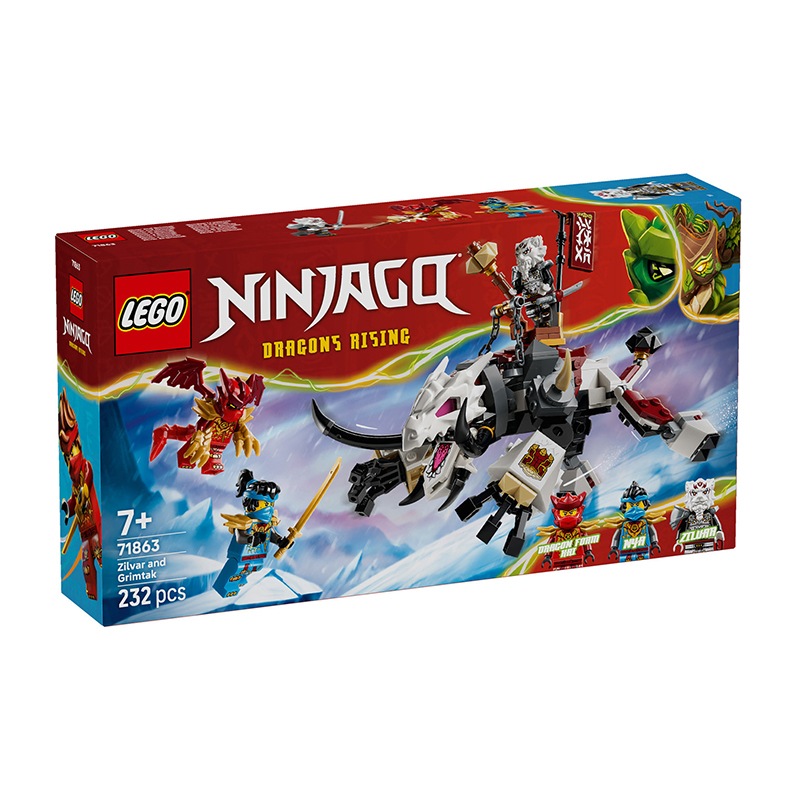 Lego Ninjago 71863 - Zilvar i Bèstia Drac Grimtak