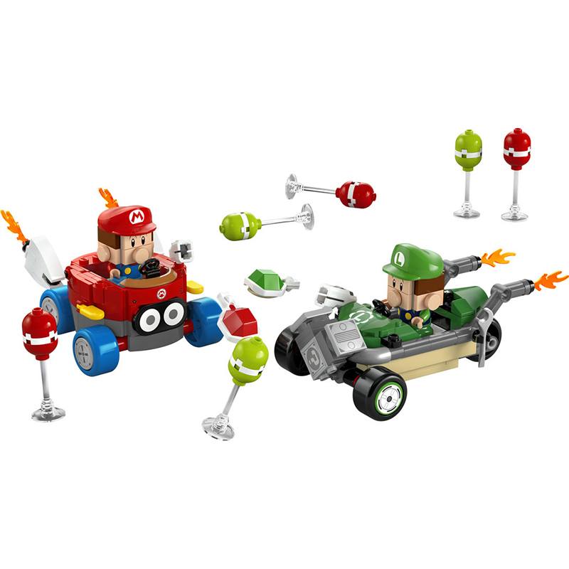 Lego Super Mario Bros 72034 - Mario Kart: Bebé Mario vs Bebé Luigi - Imagen 2