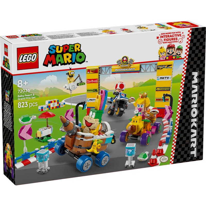 Lego Super Mario Bros 72036 - Mario Kart: Set Bebé Peach y Grand Prix