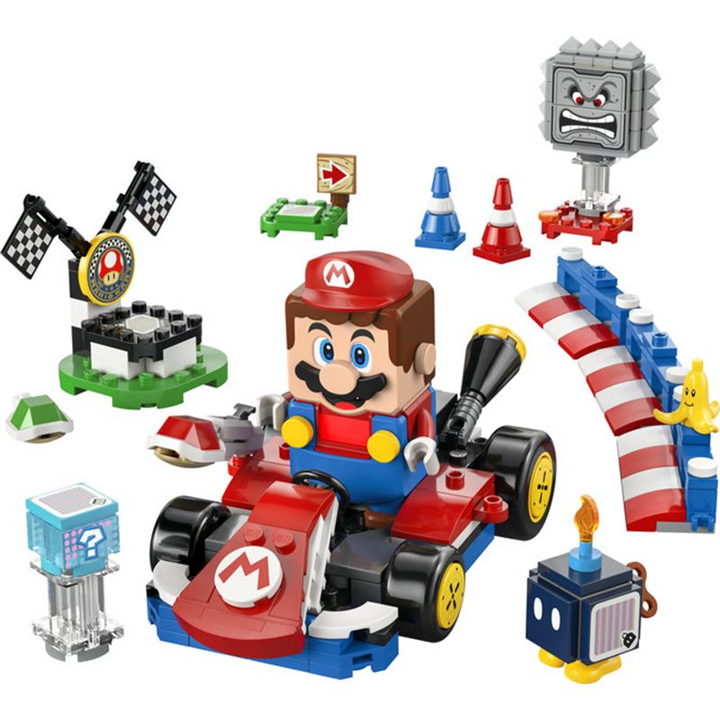 Lego Mario Kart 72043 - Mario Interactivo y Kart Estándar - Imagen 2