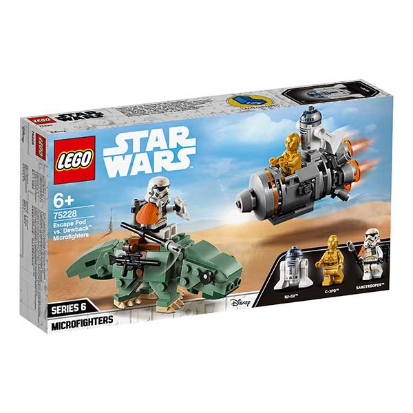 Lego Star Wars 75228 Microfighters: Cápsula de Escape vs. Dewback - Imagen 1