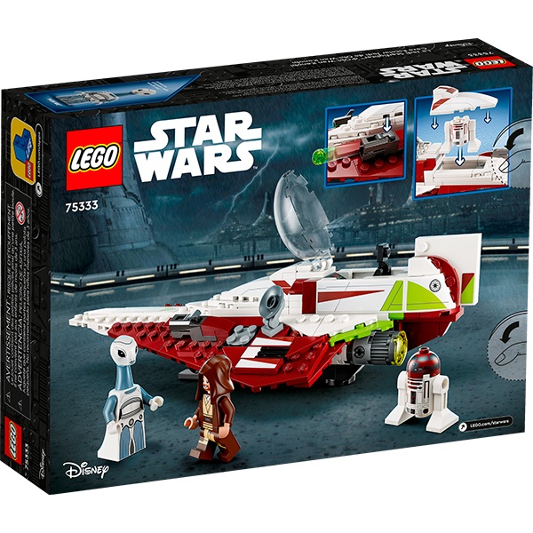 Lego Star Wars 75333 Caza Estelar Jedi de Obi-Wan Kenobi - Imagen 2