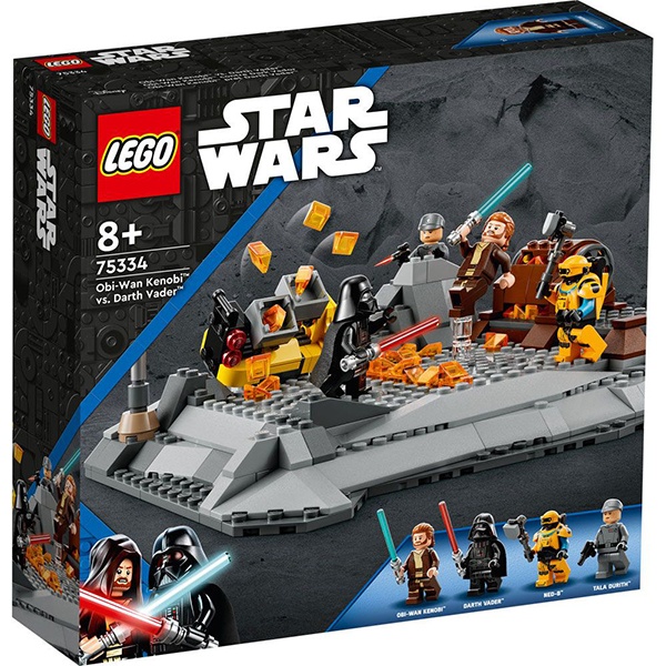 Lego Star Wars 75334 Obi-Wan Kenobi vs Darth Vader - Imagen 1