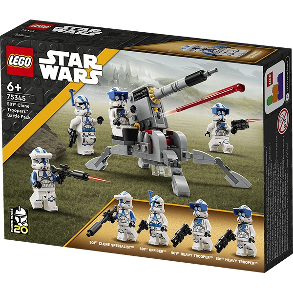 Lego 75345 Star Wars TM Pack de Combate Clone Troopers da 501ª. - Imagem 1