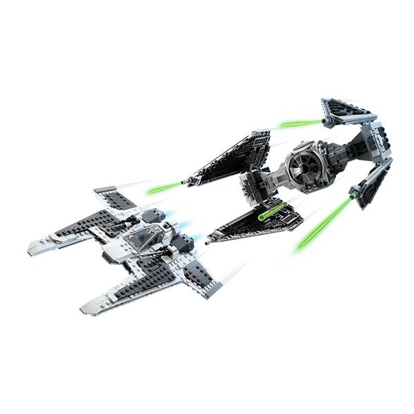 Lego 75348 Star Wars Mandalorian Fang Fighter vs. Interceptador TIE - Imagem 2