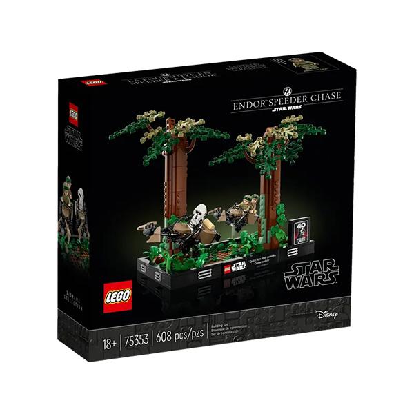 Lego 75353 Star Wars Diorama: Duelo de Speeders en Endor - Imagen 1