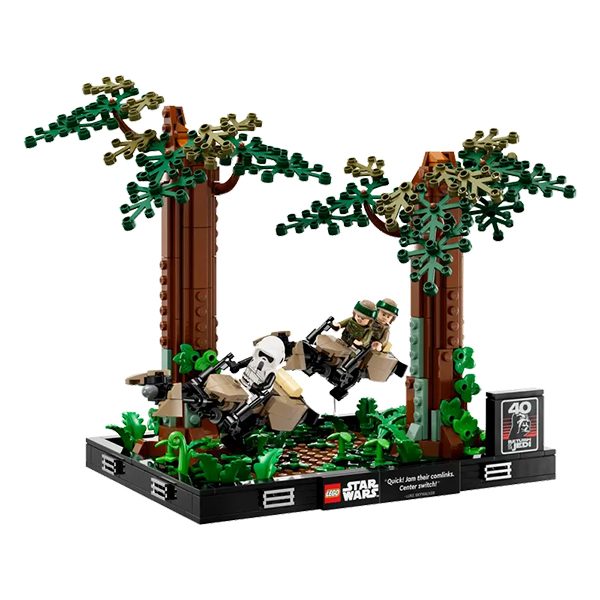 Lego 75353 Star Wars Diorama: Duel of Speeders em Endor - Imagem 1