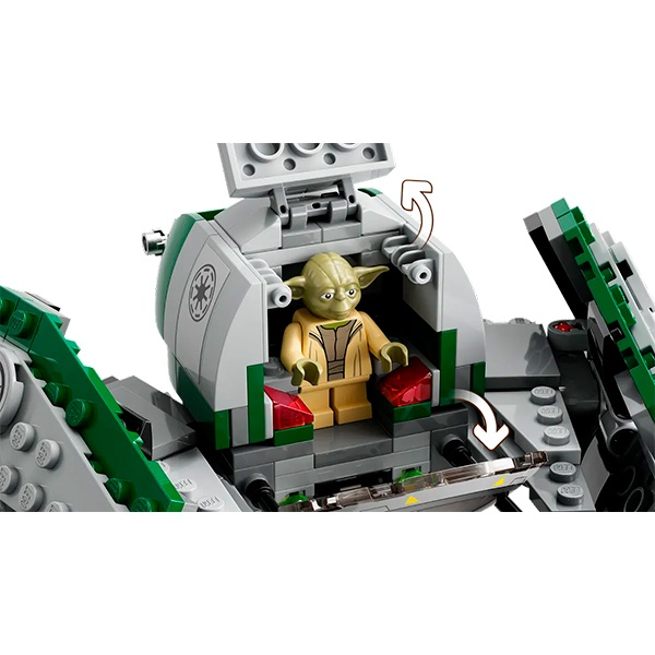 Lego 75360 Star Wars Caza Estelar Jedi de Yoda - Imagen 3