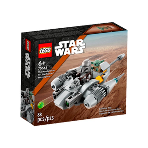Lego 75363 Star Wars Microfighter: Caza Estelar N-1 de The Mandalorian - Imagen 1