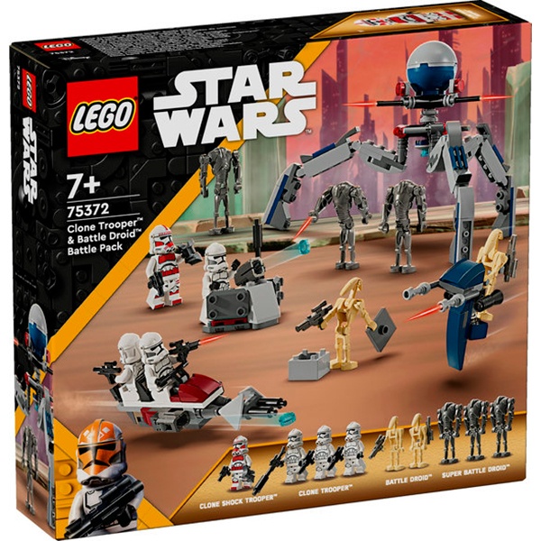 75372 Lego Star Wars - Pacote de Combate: Clone Trooper e Battle Droid - Imagem 1