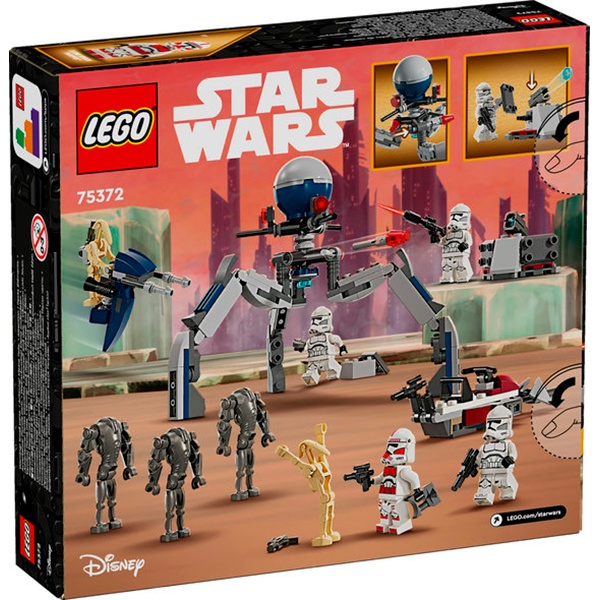 75372 Lego Star Wars - Pack de Combate: Soldado Clon y Droide de Combate - Imagen 1