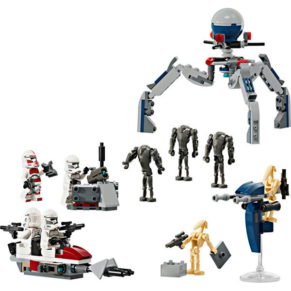 75372 Lego Star Wars - Pack de Combate: Soldado Clon y Droide de Combate - Imatge 2