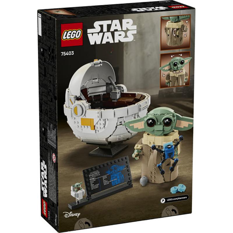 Lego Star Wars 75403 - Grogu com Aerocradle - Imagem 1
